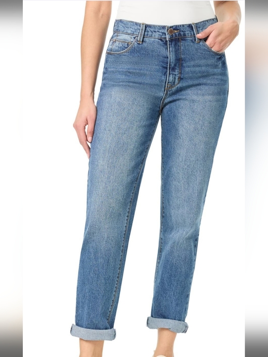 Curve Appeal Denim - CURVE APPEAL NWT CUFFED HEM EASY FIT JEANS SIZE 4 / 27